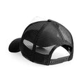 Black-White - Back - Beechfield Unisex Adult Snapback Trucker Cap