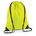 Fluorescent Yellow - Front - Bagbase Premium Drawstring Bag