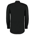 Black - Back - Kustom Kit Mens Oxford Classic Long-Sleeved Shirt