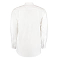 White - Back - Kustom Kit Mens Oxford Classic Long-Sleeved Shirt