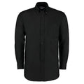 Black - Front - Kustom Kit Mens Oxford Classic Long-Sleeved Shirt