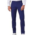 Royal Blue - Front - Brook Taverner Mens Miami Slim Chinos