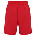 Fire Red - Back - AWDis Cool Mens Shorts