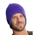 Purple - Back - Result Core Unisex Adult Softex Beanie