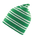 Kelly Green-White - Back - Result Unisex Adult Team Reversible Beanie