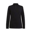 Black - Front - Brook Taverner Mens Frederick Long-Sleeved Polo Shirt