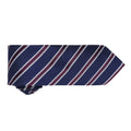 Navy-Aubergine - Back - Premier Mens Stripe Waffle Tie