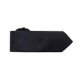 Black - Back - Premier Unisex Adult Micro Waffle Tie