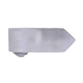 Silver - Back - Premier Unisex Adult Micro Waffle Tie