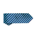 Turquoise-Navy - Back - Premier Unisex Adult Double Stripe Tie