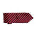 Red-Black - Back - Premier Unisex Adult Double Stripe Tie