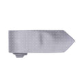 Silver-White - Back - Premier Unisex Adult Micro-Dot Tie