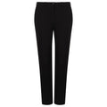 Black - Front - Henbury Womens-Ladies Stretch Chinos