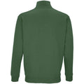 Bottle Green - Back - SOLS Unisex Adult Conrad Quarter Zip Sweatshirt