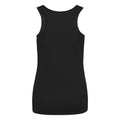 Jet Black - Back - AWDis Cool Womens-Ladies Moisture Wicking Girlie Tank Top