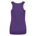 Purple - Back - AWDis Cool Womens-Ladies Moisture Wicking Girlie Tank Top