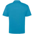 Sapphire Blue - Back - AWDis Cool Mens Moisture Wicking Polo Shirt