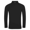 Jet Black-Arctic White - Back - AWDis Cool Mens Half Zip Sweat Top