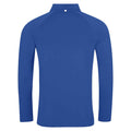 Royal Blue-Arctic White - Back - AWDis Cool Mens Half Zip Sweat Top