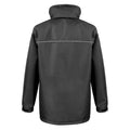 Black - Back - WORK-GUARD by Result Mens Sabre Coat