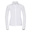 White - Front - Russell Collection Womens-Ladies Ultimate Stretch Formal Shirt