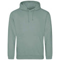 Dusty Green - Front - AWDis Cool Unisex Adult College Hoodie