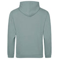 Dusty Green - Back - AWDis Cool Unisex Adult College Hoodie