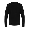 Black - Back - Premier Mens Essential Acrylic V Neck Sweatshirt