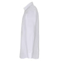 White - Side - Premier Unisex Adult Poplin Stretch Long-Sleeved Shirt