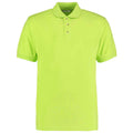 Lime Green - Front - Kustom Kit Mens Workwear Heather Polo Shirt