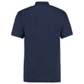 Navy - Back - Kustom Kit Mens Workwear Heather Polo Shirt