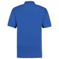 Royal Blue - Back - Kustom Kit Mens Workwear Heather Polo Shirt