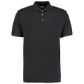 Charcoal - Side - Kustom Kit Mens Workwear Heather Polo Shirt