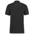 Graphite - Back - Kustom Kit Mens Workwear Heather Polo Shirt