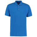 Electric Blue - Front - Kustom Kit Mens Workwear Heather Polo Shirt