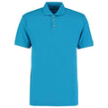 Turquoise - Front - Kustom Kit Mens Workwear Heather Polo Shirt