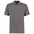 Charcoal - Front - Kustom Kit Mens Workwear Heather Polo Shirt