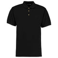 Black - Front - Kustom Kit Mens Workwear Heather Polo Shirt