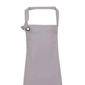 Silver - Back - Premier Unisex Adult Calibre Bibbed Apron