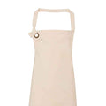 Natural - Back - Premier Unisex Adult Calibre Bibbed Apron