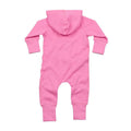 Bubblegum Pink - Back - Babybugz Baby Plain Bodysuit