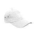 White - Front - Result Headwear Unisex Adult 5 Panel Cotton Cap