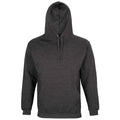 Charcoal Marl - Front - SOLS Unisex Adult Condor Marl Hoodie