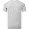 Grey Marl - Back - Anthem Unisex Adult Textured Marl Midweight T-Shirt
