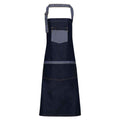 Indigo Denim - Front - Premier Unisex Adult Domain Full Apron