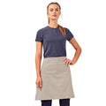 Natural - Back - Premier Unisex Adult Calibre Waist Apron