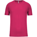 Fuchsia - Front - Proact Mens Performance Short-Sleeved T-Shirt