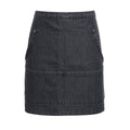 Black Denim - Front - Premier Unisex Adult Waist Apron