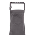 Black - Side - Premier Unisex Adult Twill Chino Full Apron