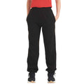 Jet Black - Back - AWDis Cool Childrens-Kids Cuffed Jogging Bottoms